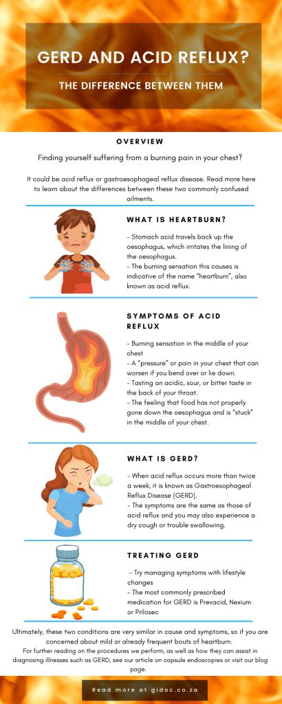 Difference Between Gastroesophageal Reflux Disease And Acid Reflux