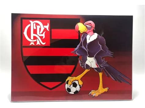 Quadro Placa Decorativo Times Flamengo Em Aluminio Parcelamento Sem Juros