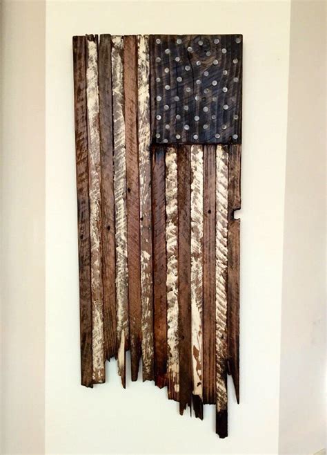 Rustic Wood American Flag - Etsy