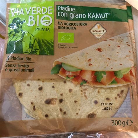 Via Verde Bio Primia Piadine Con Kamut Reviews Abillion