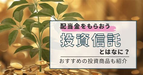 【配当金をもらおう】投資信託とはなに？おすすめの投資商品も紹介｜teatreeweb