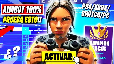 LA MEJOR SENSIBILIDAD FORTNITE CONSOLA TEMPORADA 3 AIMBOT