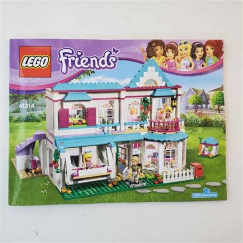 Lego Friends 4 Stephanies House 41398 Replacement Instructions