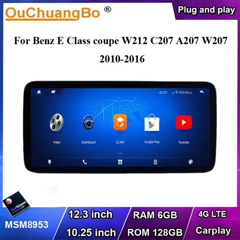 Ouchuangbo 4g Radio Gps Audio For Mb Benz E Coupe 320 350 550 C207 A207