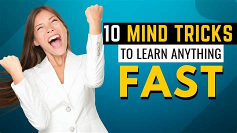 Mind Tricks To Learn Anything Faster Youtube