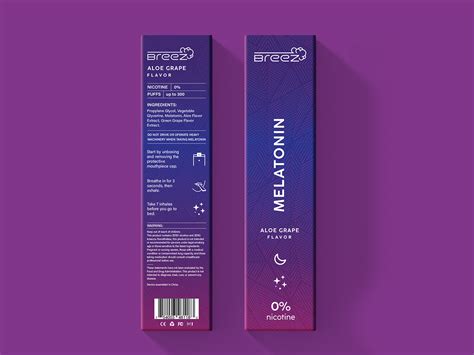 Vape Bar Packaging Non Nicotine On Behance