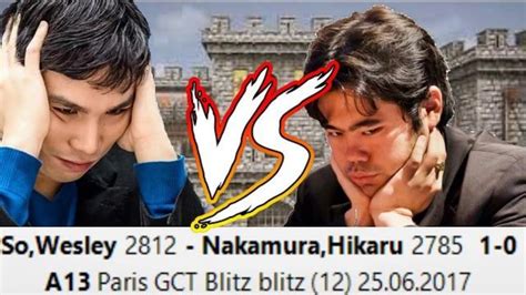 Wesley So Aims His Bishop On G7 Sacrifice His Knight On F6 And Wins Vs