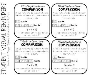 Multiplicative Comparison Task Cards Digital Copy By Fabulously Fourth