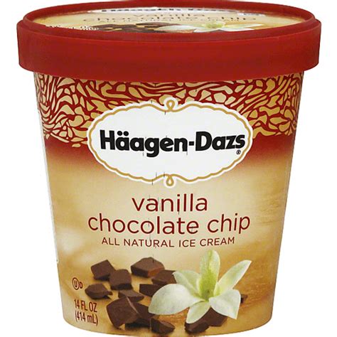 Haagen Dazs Vanilla Chocolate Chip Ice Cream Fl Oz Frozen Foods