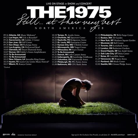 The 1975 Book Still At Their Very Best North American Tour Exclaim