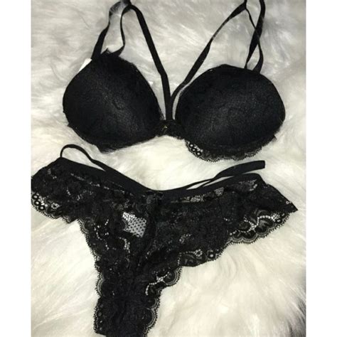 Conjunto Lingerie Black Shopee Brasil