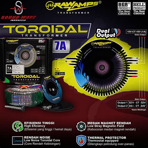 Jual Trafo Toroid A Ct V V Travo Donat Toroidal Rawamps Shopee