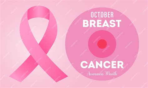 Premium Vector Breast Cancer Awareness Month In October Realistic