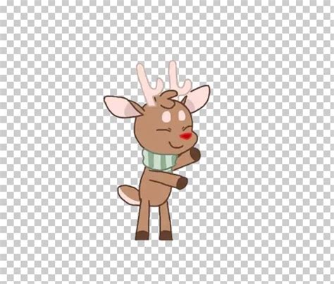 Reindeer Rudolph Santa Claus Png Clipart Animation Antler