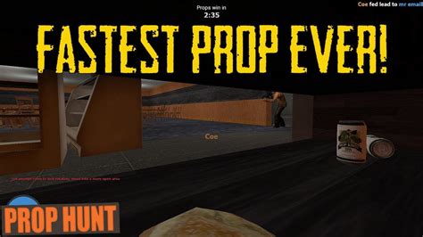 Fastest Prop Ever Gmod Prop Hunt Youtube