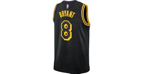 Nike Synthetic Kobe Bryant Nba Swingman Jersey in Black for Men - Lyst