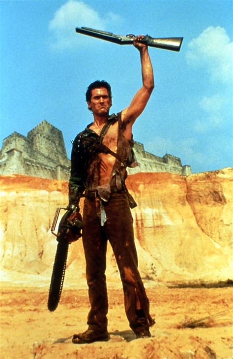 Bruce Campbell As The Man With The Boomstick Ash In Army Of Darkness