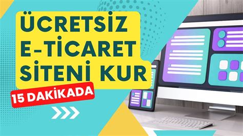 15 Dakikada Sıfırdan E Ticaret Sitesi Nasıl Kurulur WooCommerce Site