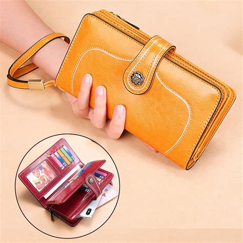 3555 Large Capacity Long Multi Function Anti Magnetic Rfid Wallet