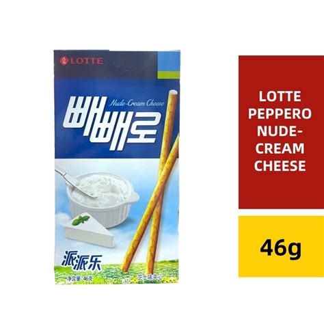 Lotte Pepero Nude Cream Cheese Lotte Party Fun Cheese Flavor Burger