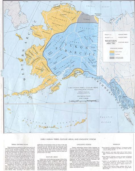 Early Native American Tribes in Alaska Historical Map - Alaska • mappery