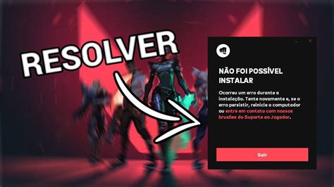 Como Resolver Erro Do Instalador Do Valorant NÃo Foi PossÍvel