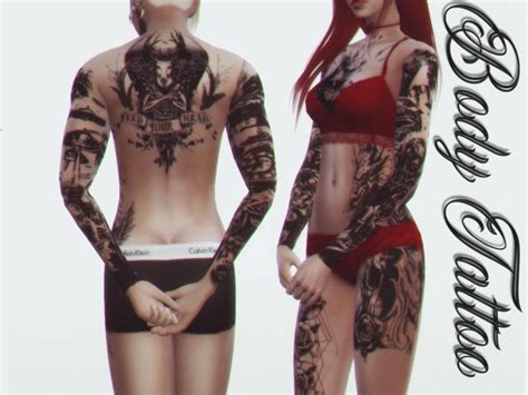 Swatch Found In Tsr Category Sims Female Tattoos Chico