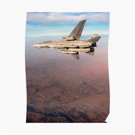 An F 14d Tomcat Conducts A Mission Over Northern Iraq Poster By