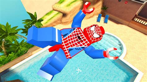 Lego Spider Man Ragdoll Falls Gmod Episode Youtube