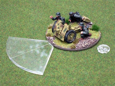 45 Degree Arc Of Fire Template Clear Charlie Foxtrot Models