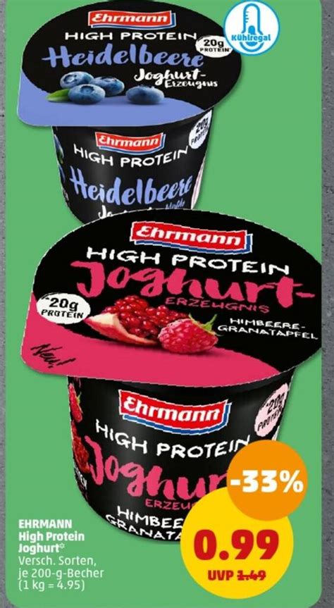 Ehrmann High Protein Joghurt Aanbieding Bij Penny De