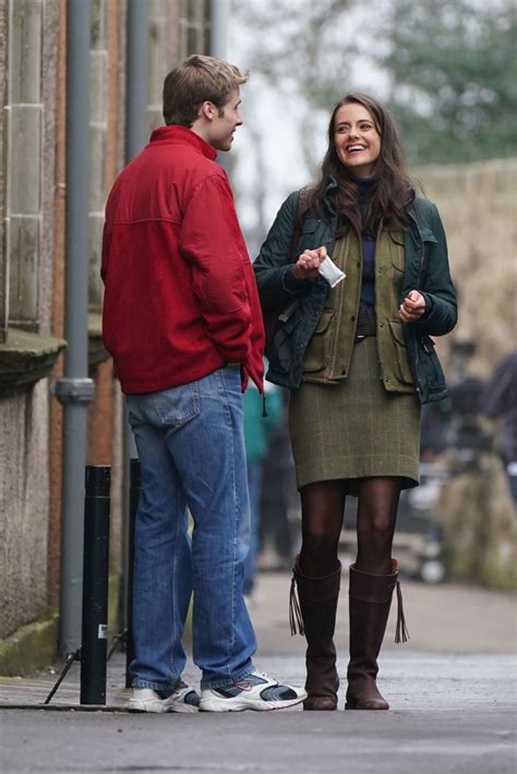 Meg Bellamy On The Set Of The Crown Season 6 In Scotland 03162023