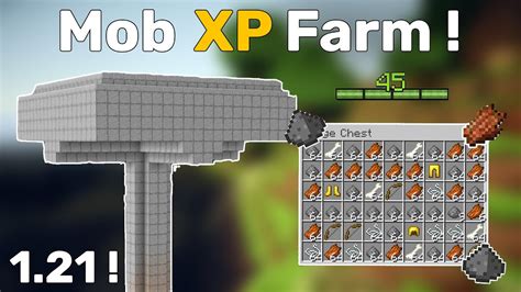 Minecraft EASY MOB XP FARM TUTORIAL Without Mob Spawner YouTube