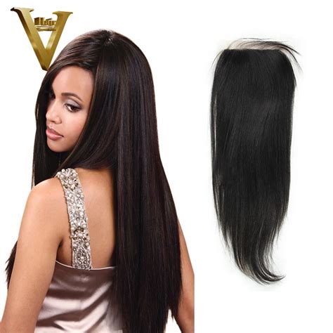 7a Virgin Hair Lace Closure 4x4 Brazilian Straight Closure Human Hair