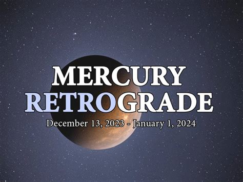 Mercury Retrograde January What To Expect And Avoid