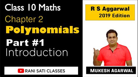 Class 10th Polynomials Part 1 Introduction Types And Zeros Of