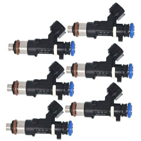 6Pcs 16600 CD700 For Nissan Infiniti FX35 M35 V6 3 5L Fuel Injector