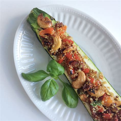 Wat Eet Je Dan Wel Gevulde Courgette Met Quinoa Wat Eet Je Dan Wel