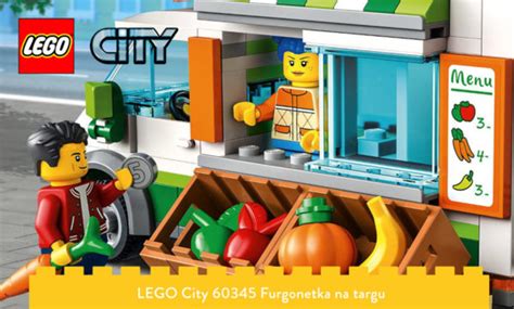 LEGO City 60345 Furgonetka na targu - Zestawy LEGO City