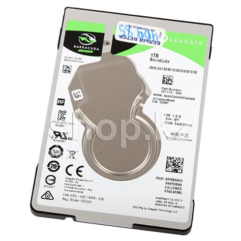 ᐈ Жесткий диск HDD 1000 GB Seagate Barracuda 2 5 128MB SATA III