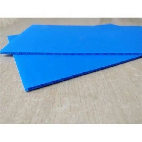 Blue Polypropylene Corrugated Floor Protection Sheet At Best Price In