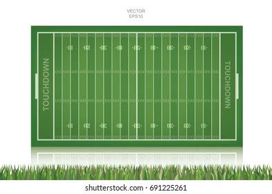 Football Field Background Vector Illustration Stock Vector (Royalty ...