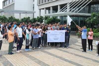 In Pictures Walk A Thon Event Flagged Off From IIM Raipur Events