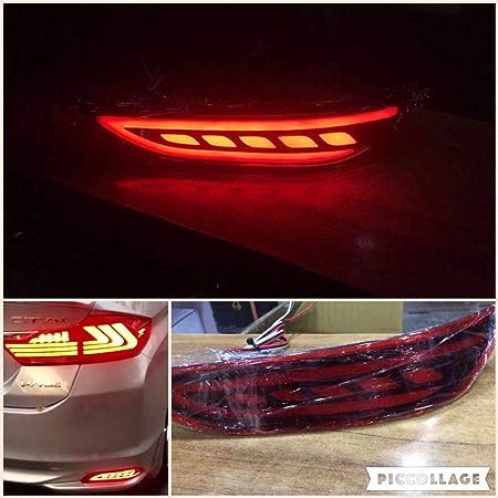 CARMART Car Reflector Led Brake Light For Rear Bumper DRL For Honda