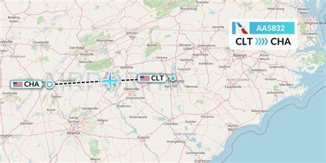 AA5832 Flight Status American Airlines Charlotte To Chattanooga AAL5832