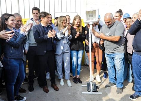 Tres de Febrero Malena Galmarini junto a Wado y Kicillof inauguró