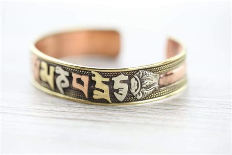 Copper Compassion Mantra Bracelet Dharmashop