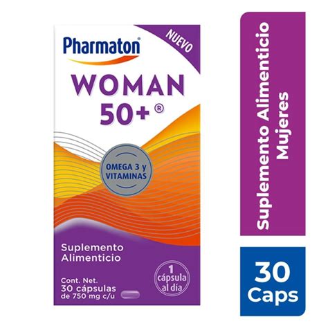 Suplemento Alimenticio Pharmaton Woman 50 30 Cápsulas 750 Mg Cu Walmart