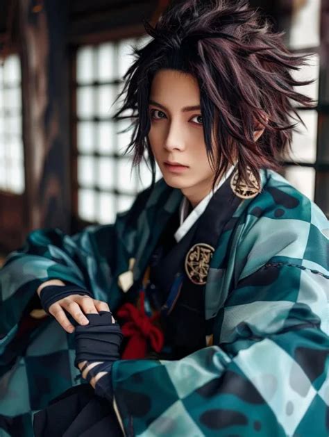 Tanjiro Kamado Wig | Demon Slayer Cosplay | Tokyo-Cosplay.com