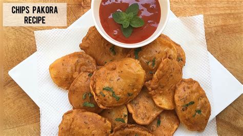 Potato Chips Pakora Recipe Crispy Pakora Recipe Ramadan Special By